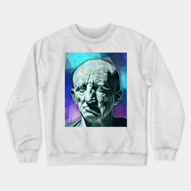 Cato the Elder Portrait | Cato the Elder Artwork 6 Crewneck Sweatshirt by JustLit